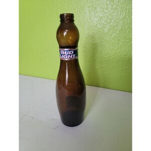 Vintage BUD LIGHT BlueLabel Collectible Bowling Pin Bottle EMPTY VTG Retro